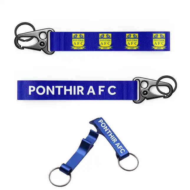 Customised Mini Lanyard & Bottle Opener Keyring Set