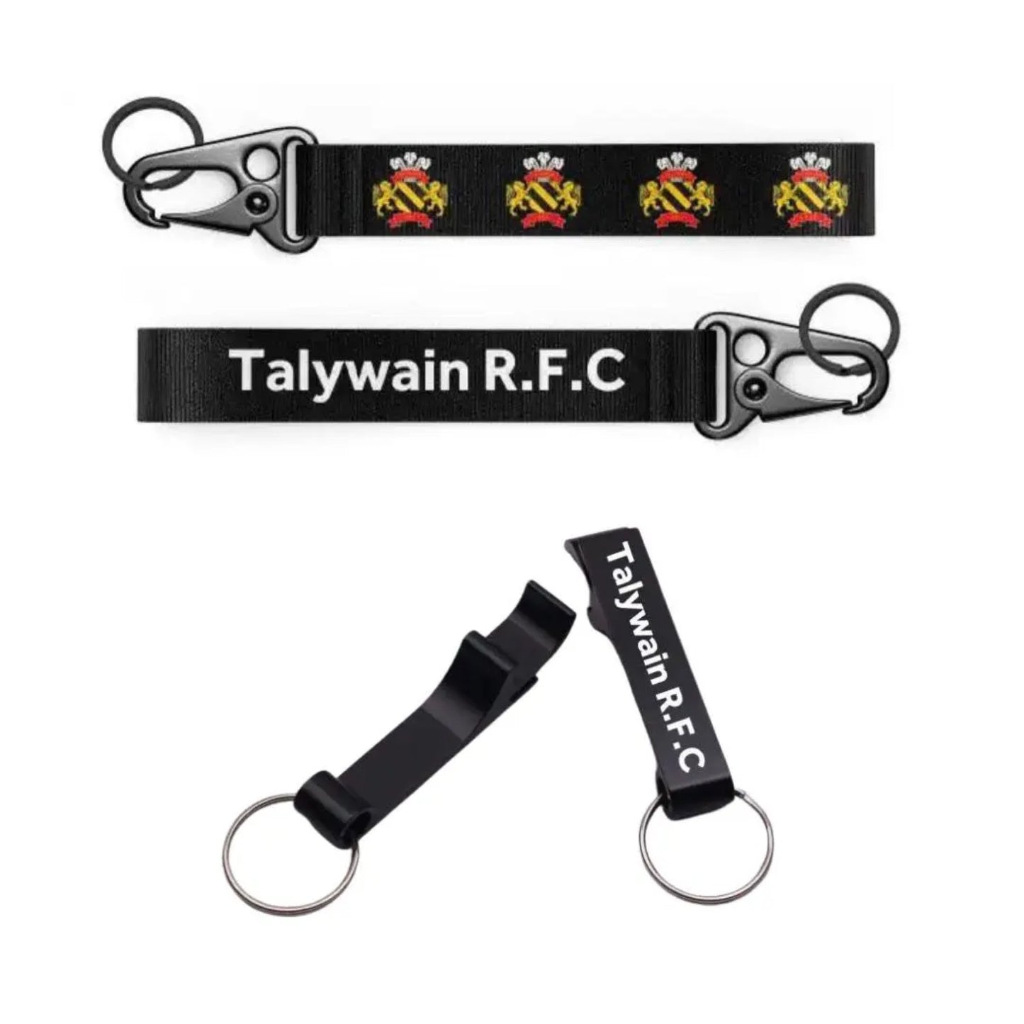 Customised Mini Lanyard & Bottle Opener Keyring Set