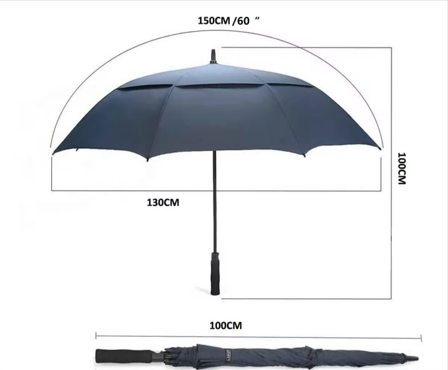 Personalized Automatic Pop-Up Double Layer Umbrellas for Sports Fans | Custom Logo & Colors -  wrapmyphone.com