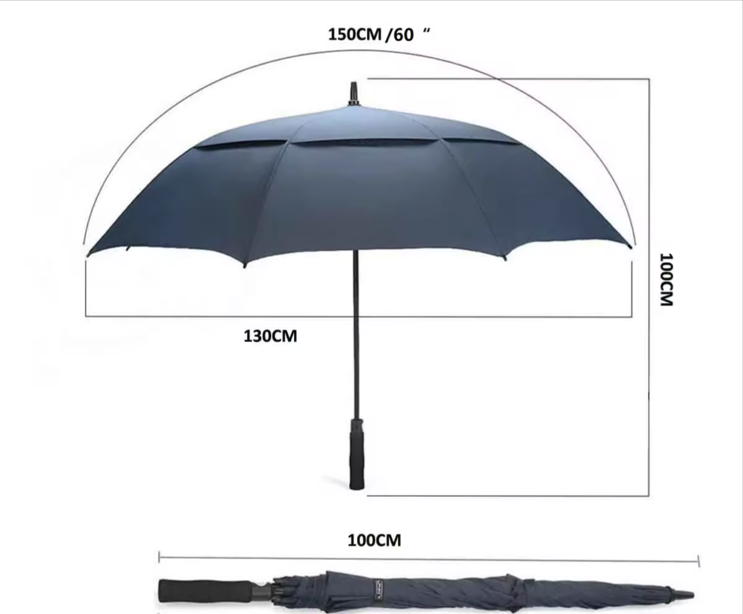 Personalized Automatic Pop-Up Double Layer Umbrellas for Sports Fans | Custom Logo & Colors -  wrapmyphone.com