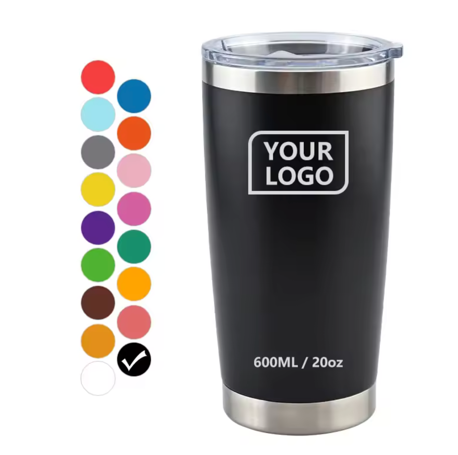 100 Custom logo YETYS 20oz Stainless Steel Coffee Cups - Set of 100 (20oz) | My Merch -  wrapmyphone.com