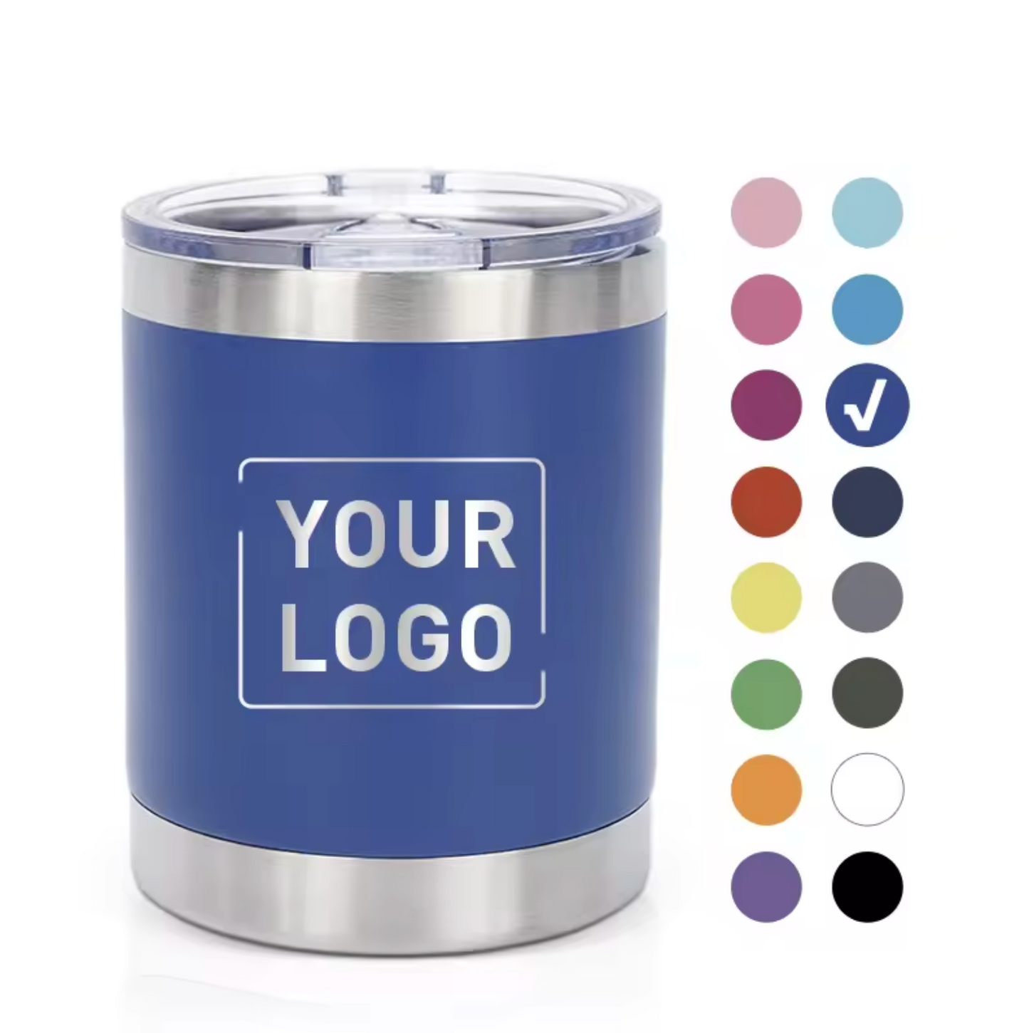 100 Customised 10oz Tumbler Stainless Steal Coffee Mug With Your Logo -  wrapmyphone.com