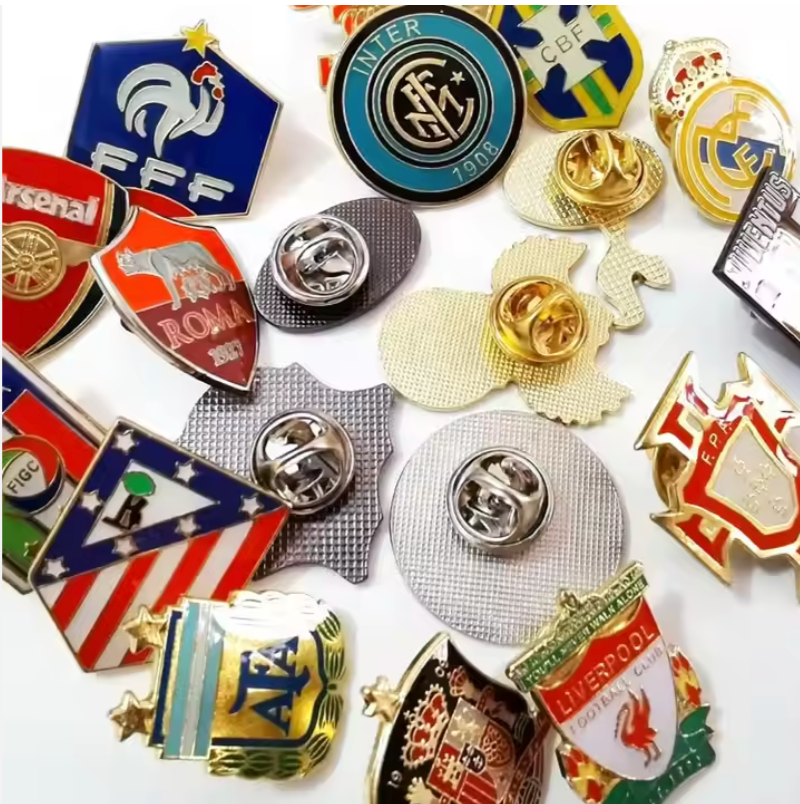 Custom Metal Soft Enamel Badges – Perfect for Sports Teams & Business