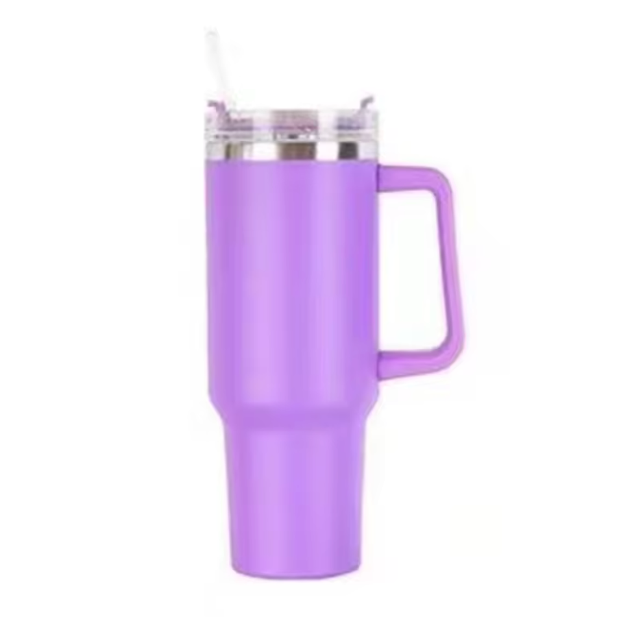 Custom Vacuum Insulated 40oz Quencher Travel Mug Flowstate Stainless Steel Tumbler With Straw And Handle -  wrapmyphone.com