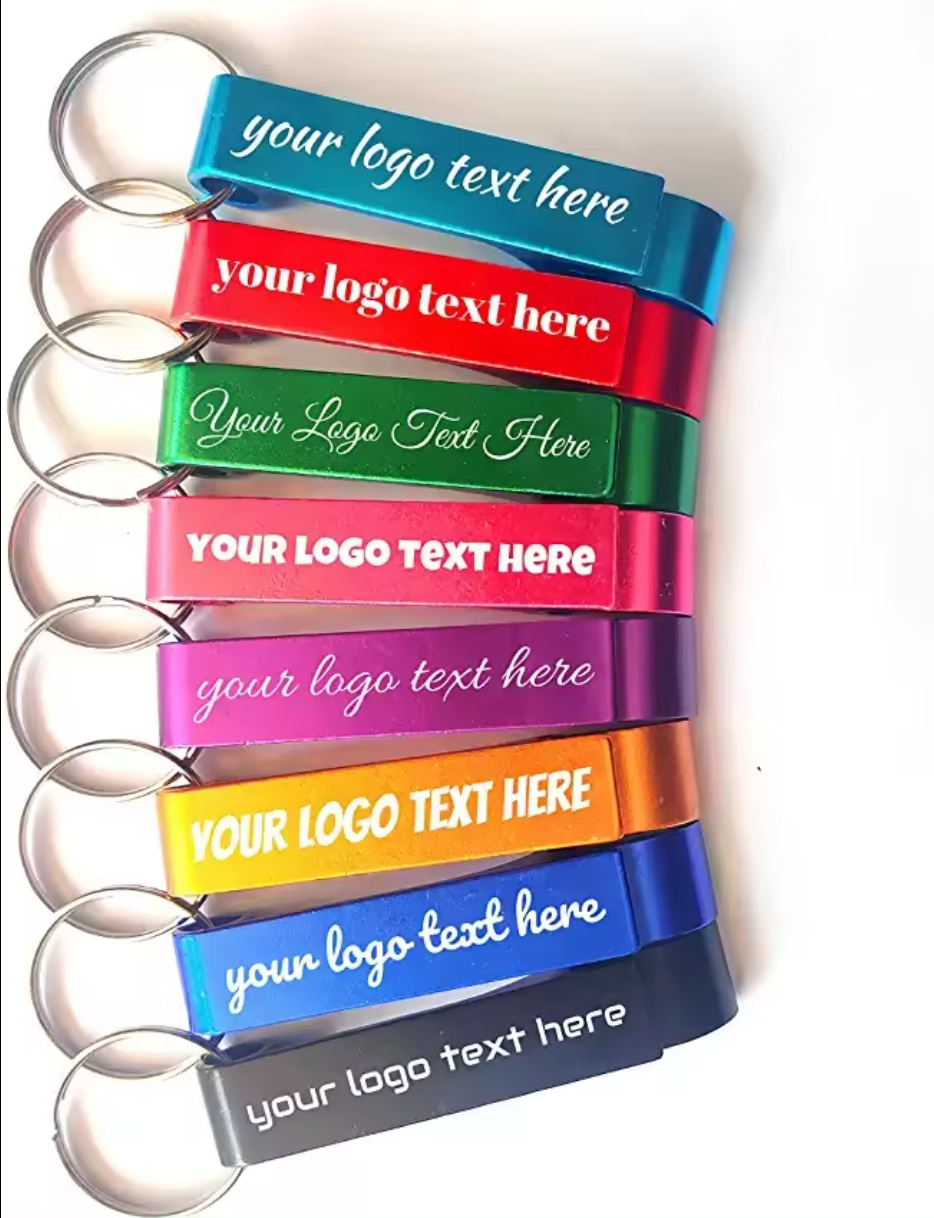 Customised Wholesale Metal Bottle Opener Keyring – Personalized with Your Logo -  wrapmyphone.com